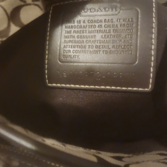 AUTHENTIC COACH FABRIC TOTE BAG - Picture 4 of 7